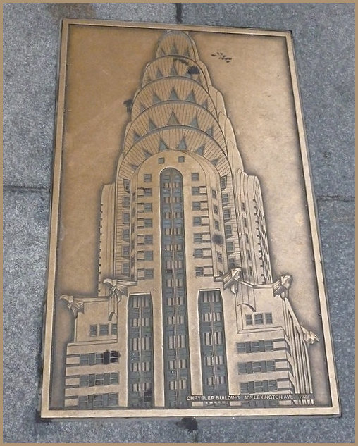 Chrysler Building Plaque