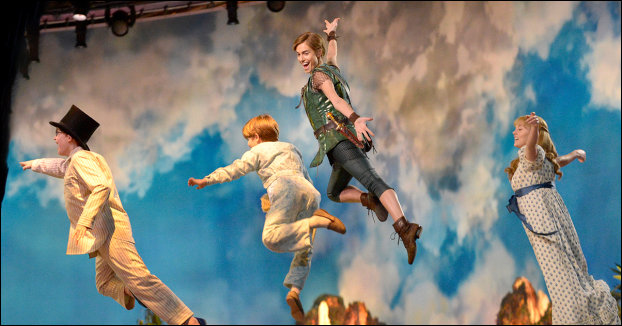 Still from Peter Pan Live 2014 reprised 2020