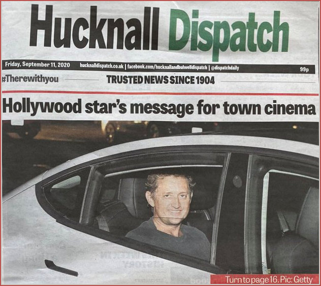 Front page of the Dispatch dated 11th September 2020
