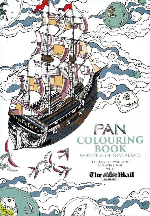 A Peter Pan Colouring Book released in 2015