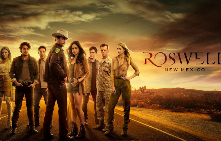 The cast of Roswell New Mexico
