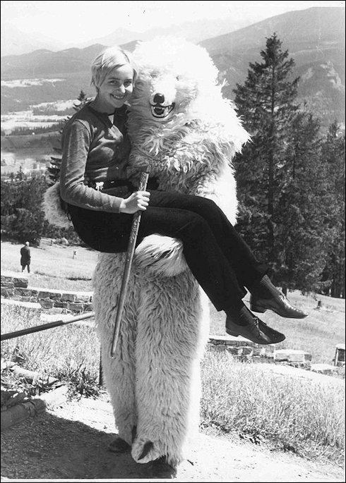 Me and a Bear in Zakopane in 1968