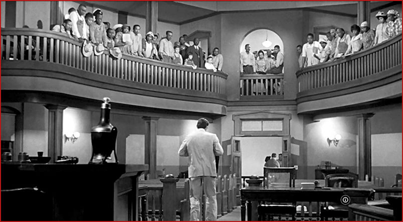 Courtroom scene still from To Kill a Mockingbird