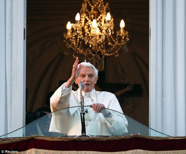 Emeritus Pope Benedict Balcony