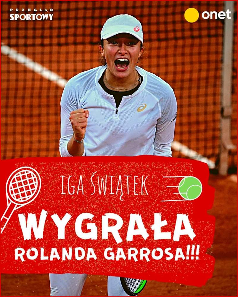 Iga Wins Roland Garros 2020