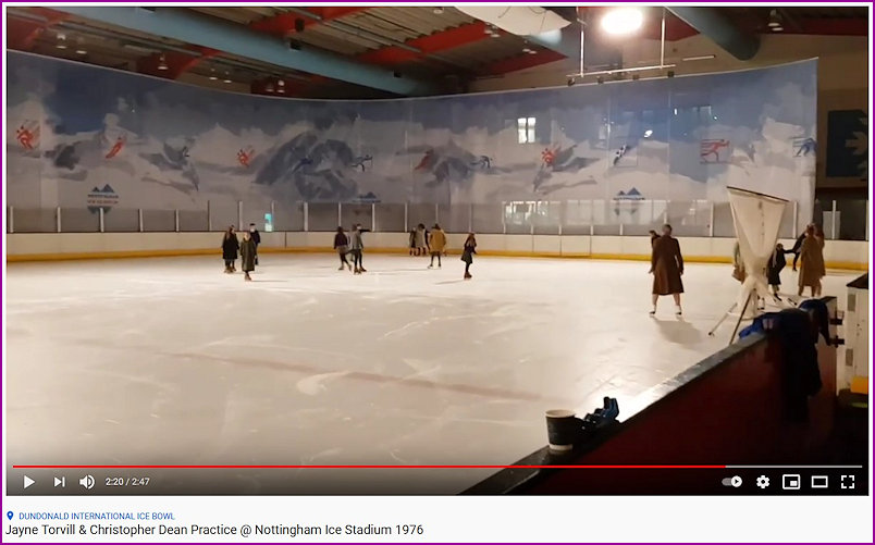 The Nottingham Ice Rink Panormanic mural
