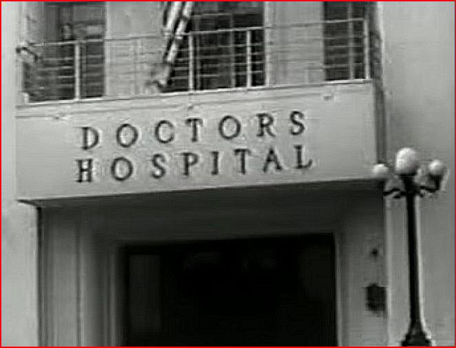 Doctors Hospital detail of entrance
