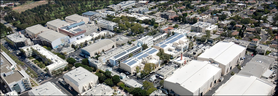 Aeriel view of the Fox Lot