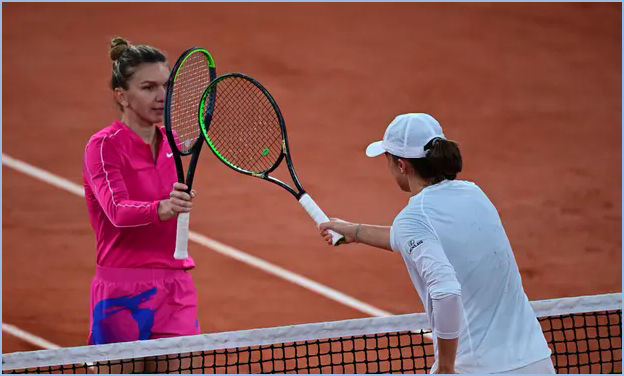 Iga and Simona Roland Garros quarter-final 2020