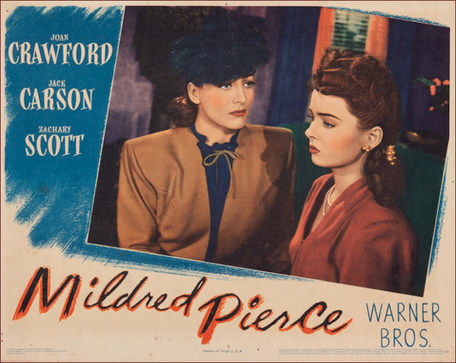 Lobby Card for Mildread Pierce 1945