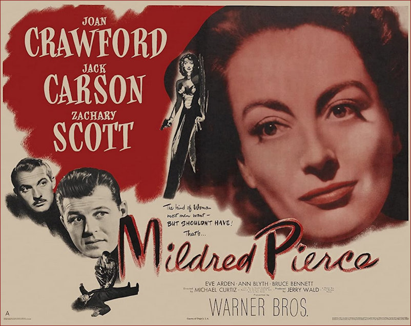 Joan Crawford as Mildred Pierce Film Poster 1945