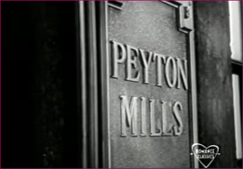 Entrance Plaque for the Peyton Mills
