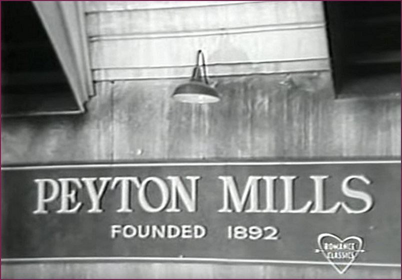Peyton Place Mill signage
