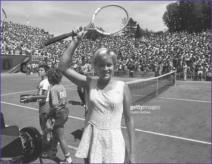 Sue Barker French Open Champion