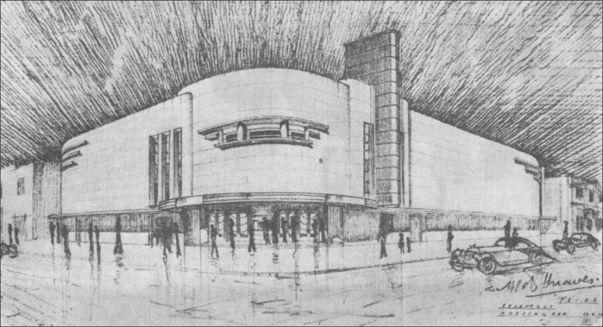 Artists Impression of the Byron 1935
