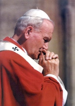 John Paul II in prayer