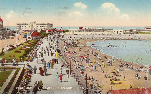 Midland Hotel and Central Promenade and Sands